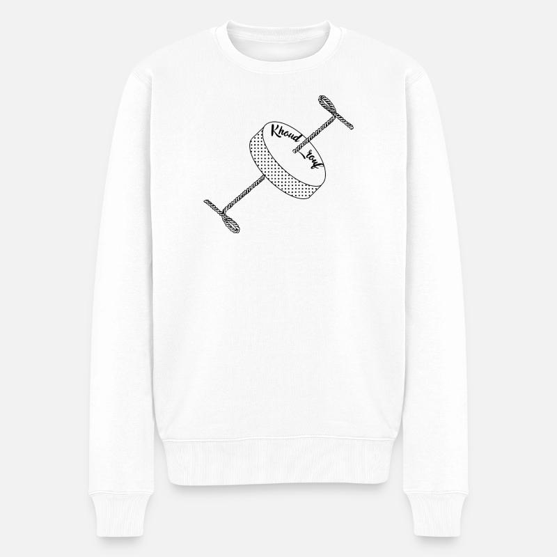 Khoudrouf jeu d'enfant - Pull Premium bio Homme - blanc