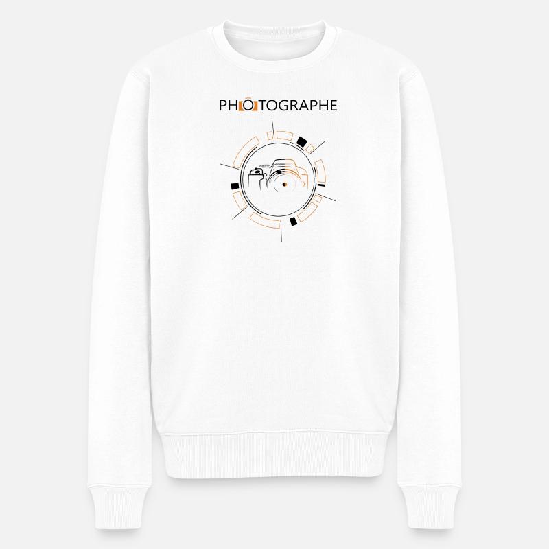 Photographe - Pull Premium bio Homme - blanc