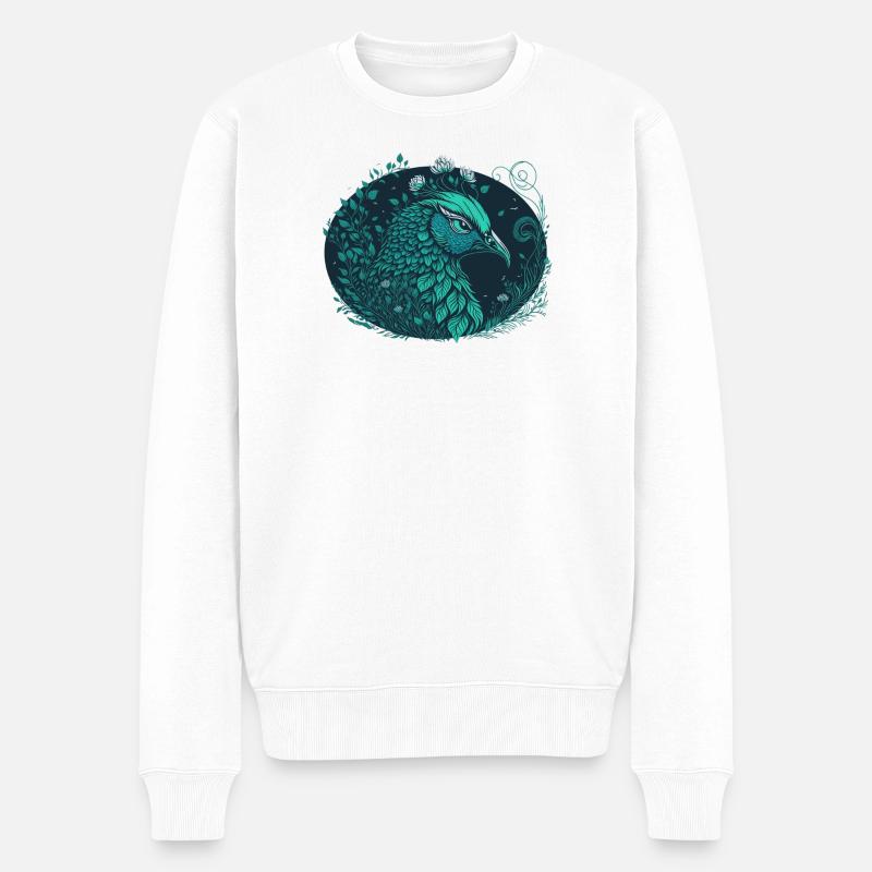 Oiseau - Pull Premium bio Homme - blanc