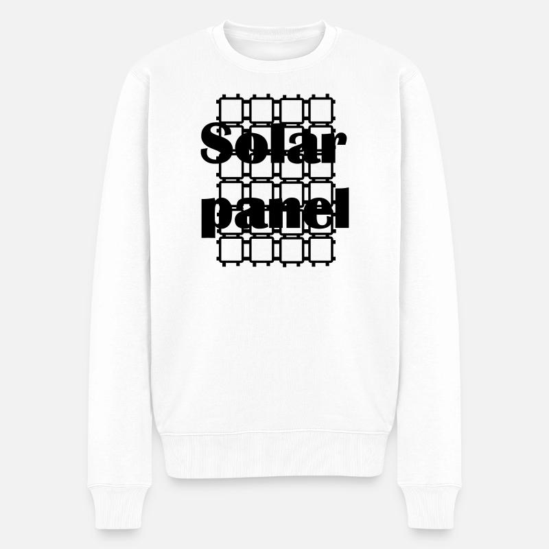 Sonnenkollektor SONNENKOLLEKTOR - Männer Premium Bio Pullover - Weiß