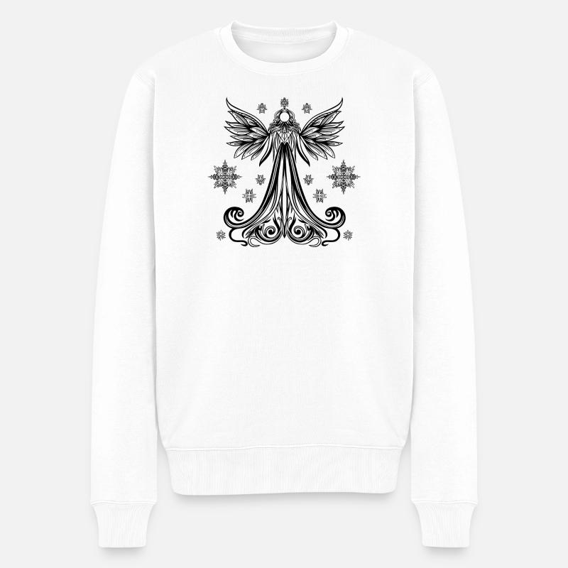 Ange Noël Ange de Noël - Pull Premium bio Homme - blanc