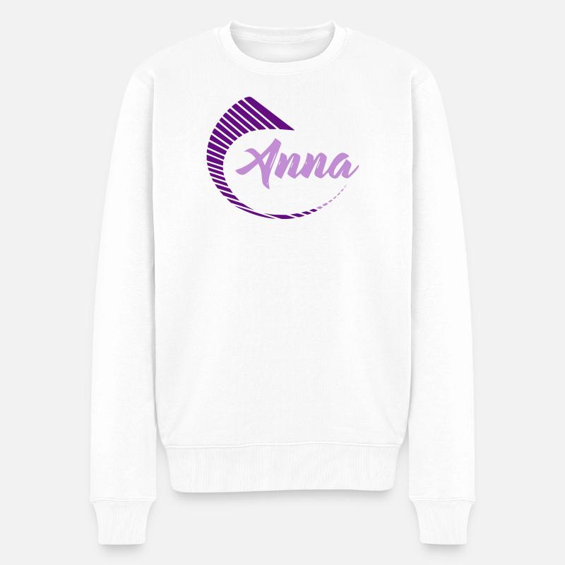 Anna - Pull Premium bio Homme - blanc