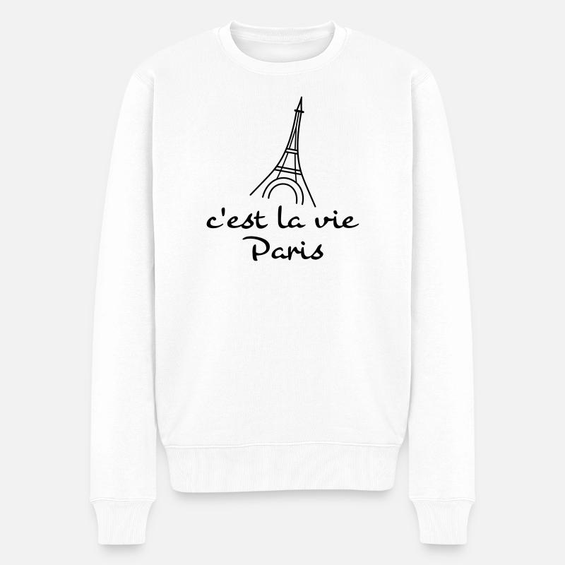 c’est la vie - Pull Premium bio Homme - blanc