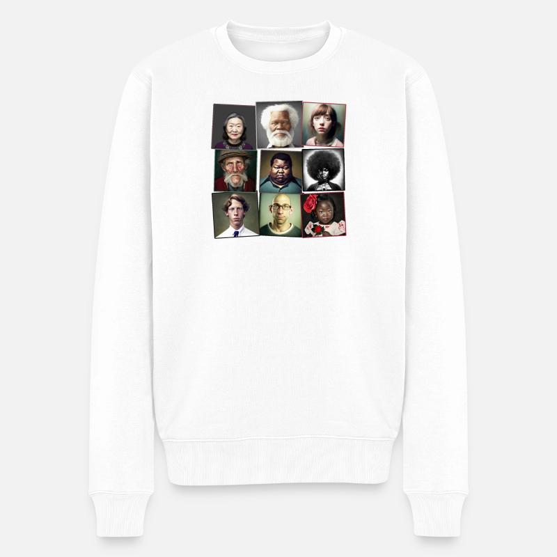 Super Normal 01 - Pull Premium bio Homme - blanc