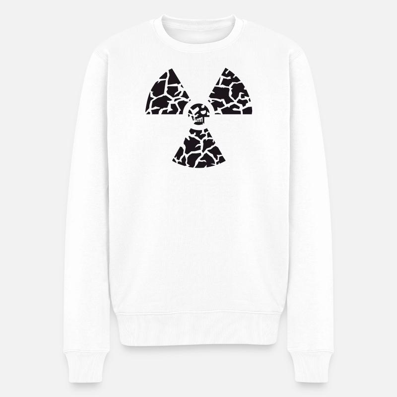 gegen atomkraft - Männer Premium Bio Pullover - Weiß