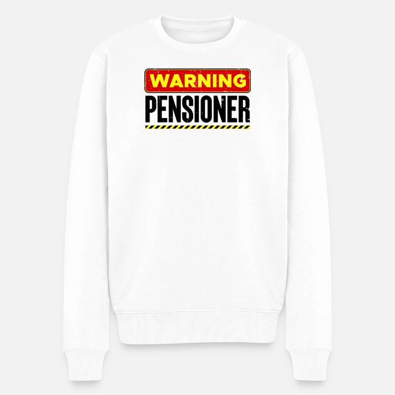 Déclaration de retraite Retraité Liberté Retraité - Pull Premium bio Homme - blanc