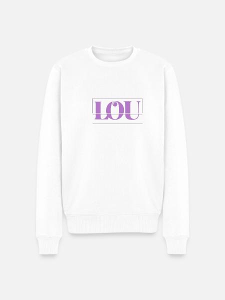 Lou - Pull Premium bio Homme - blanc