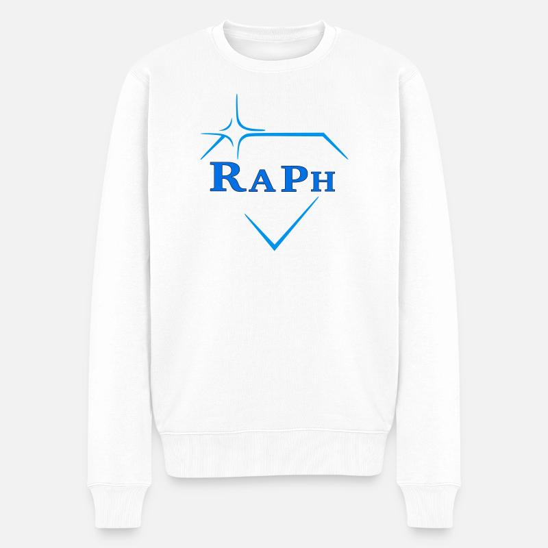 Raph - Pull Premium bio Homme - blanc
