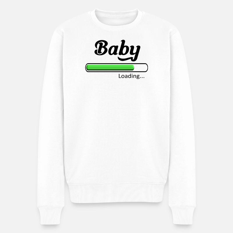Baby loading. - Pull Premium bio Homme - blanc