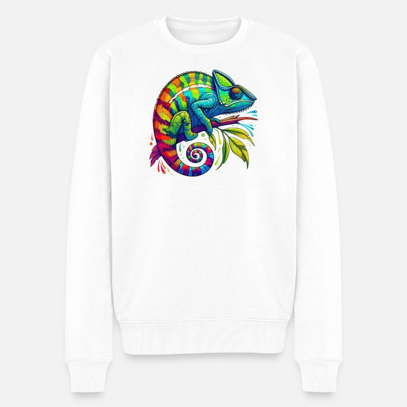Caméléon - Pull Premium bio Homme - blanc