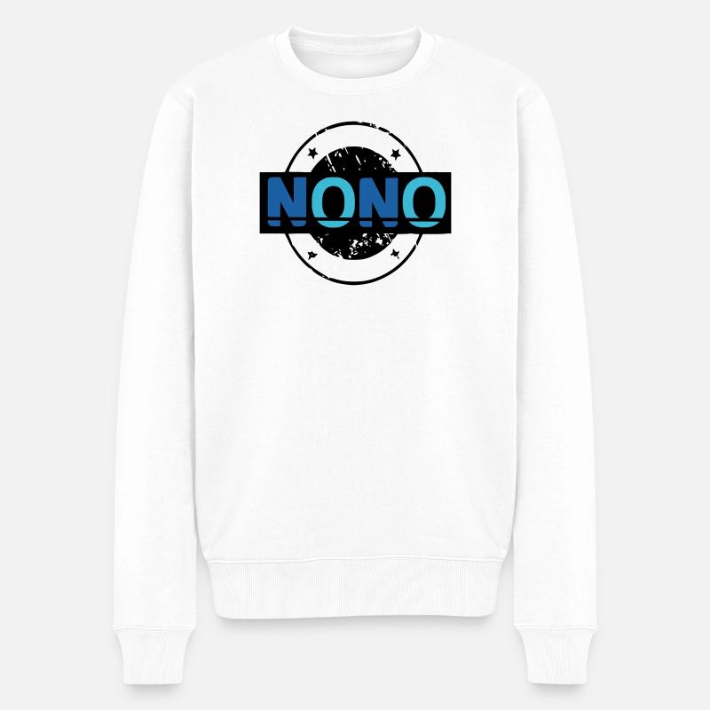 Nono - Männer Premium Bio Pullover - Weiß