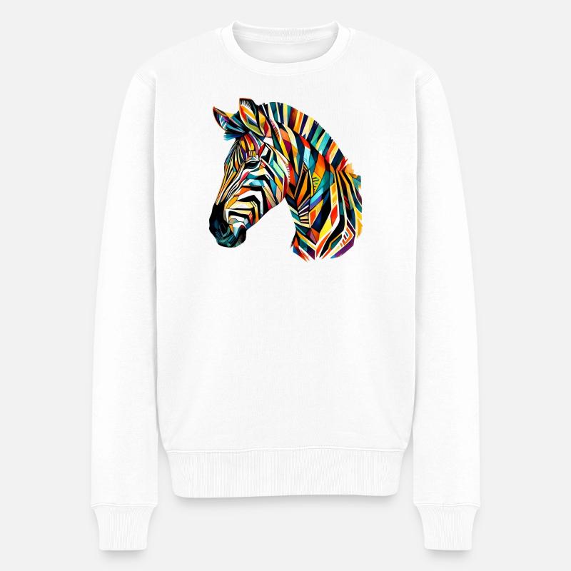Zèbre - Pull Premium bio Homme - blanc