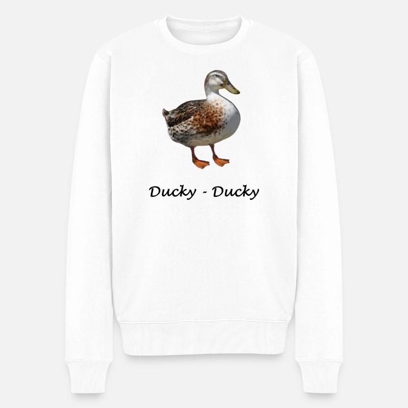 Ducky - Pull Premium bio Homme - blanc