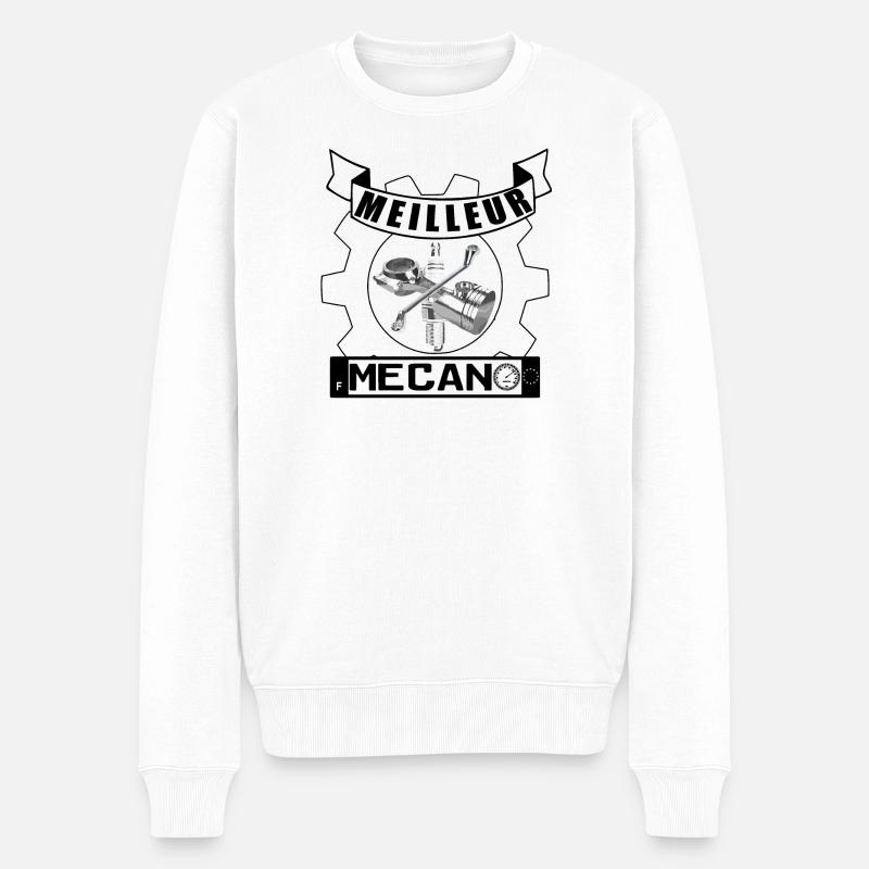 Le Meilleur mécano - Pull Premium bio Homme - blanc