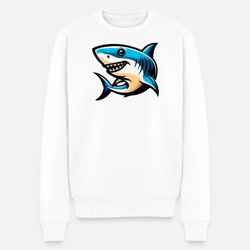 Requin blanc - Pull Premium bio Homme - blanc