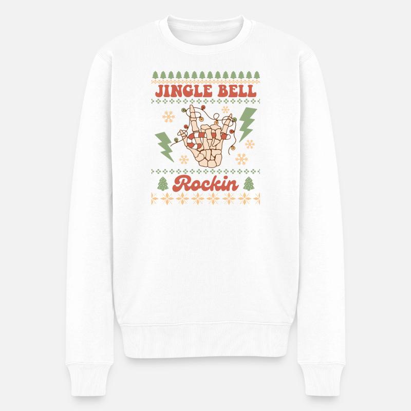 Pull de Noël moche - Pull Premium bio Homme - blanc