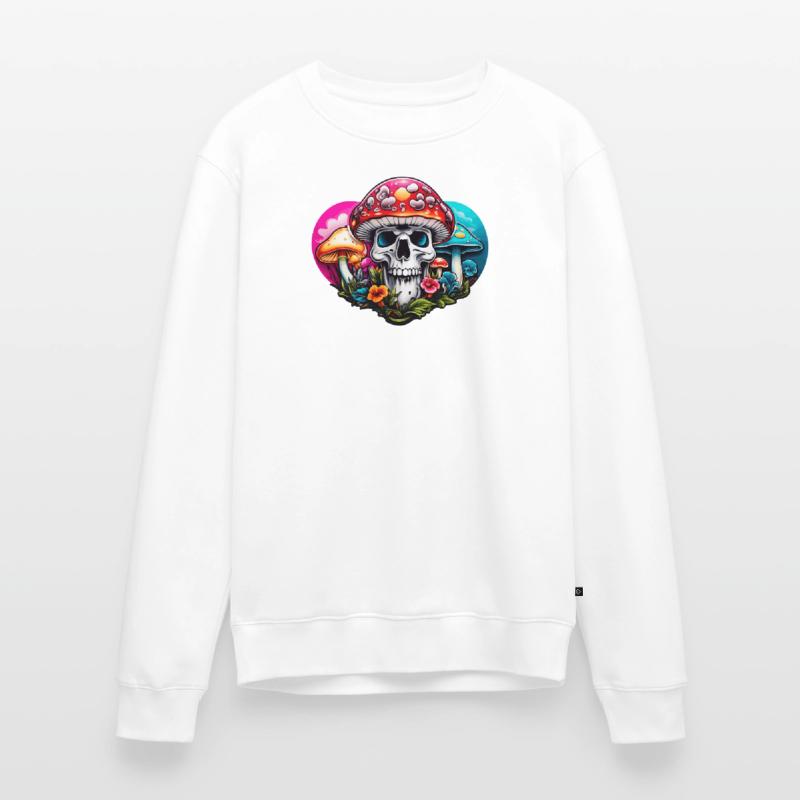 Skull Toadstool Men's Premium Organic Jumper