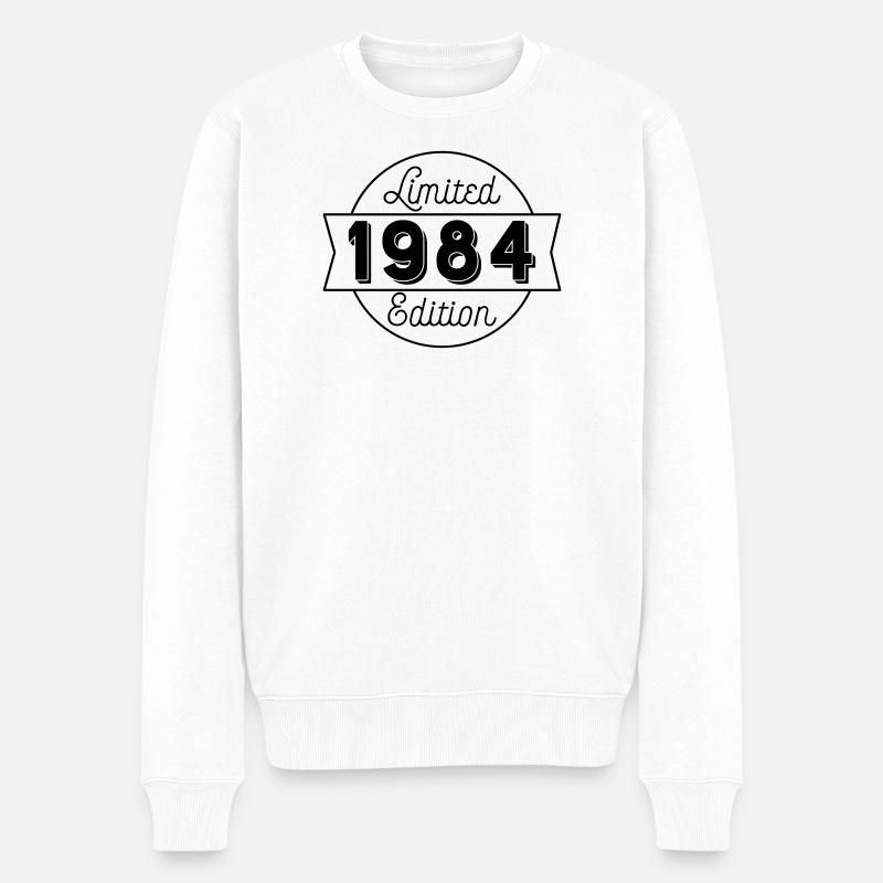 Année de naissance : 1984 - Pull Premium bio Homme - blanc