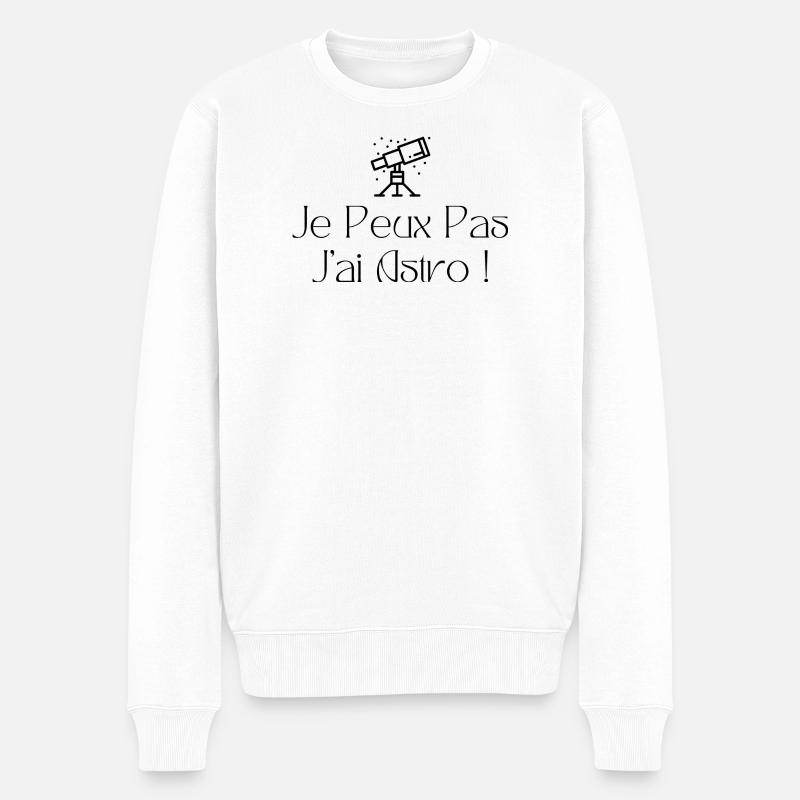 Je peux pas j’ai astro - Pull Premium bio Homme - blanc