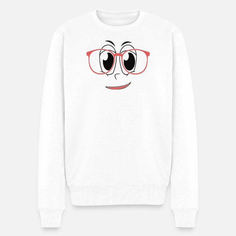 Sieht gut aus - Männer Premium Bio Pullover - Weiß