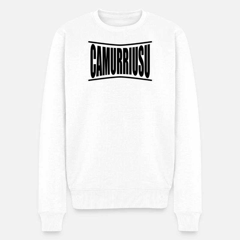 T-shirt Sicile terme camurriusu - Pull Premium bio Homme - blanc