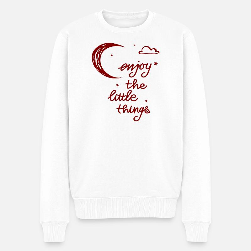 profiter des petites choses - Pull Premium bio Homme - blanc