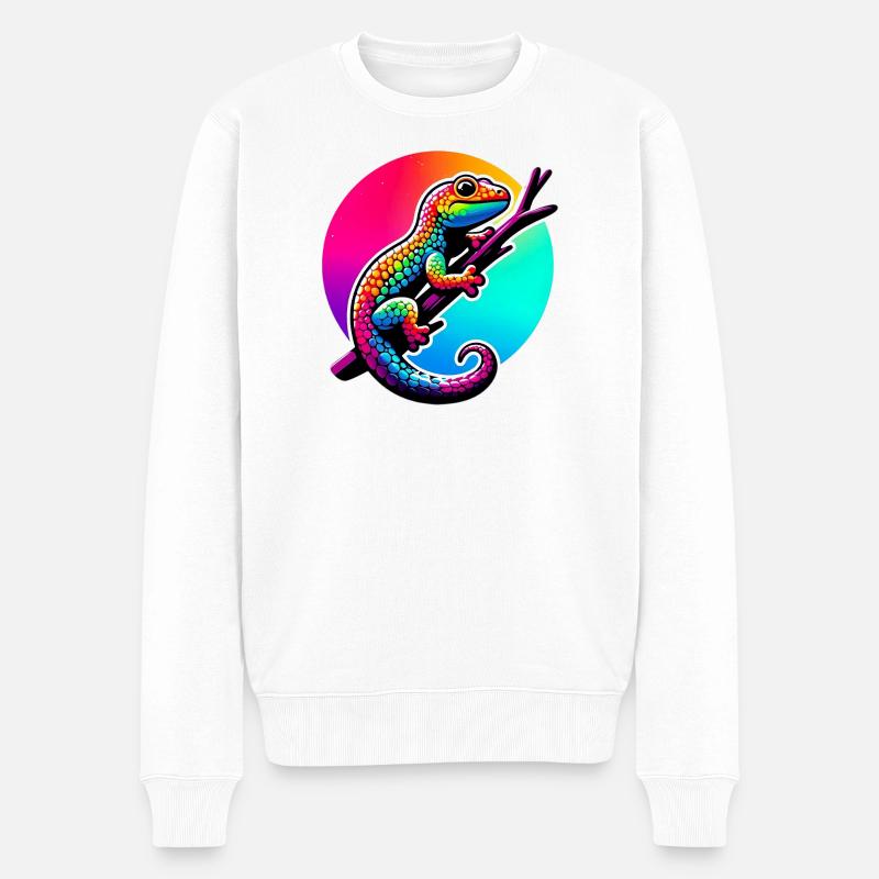 Gecko - Pull Premium bio Homme - blanc