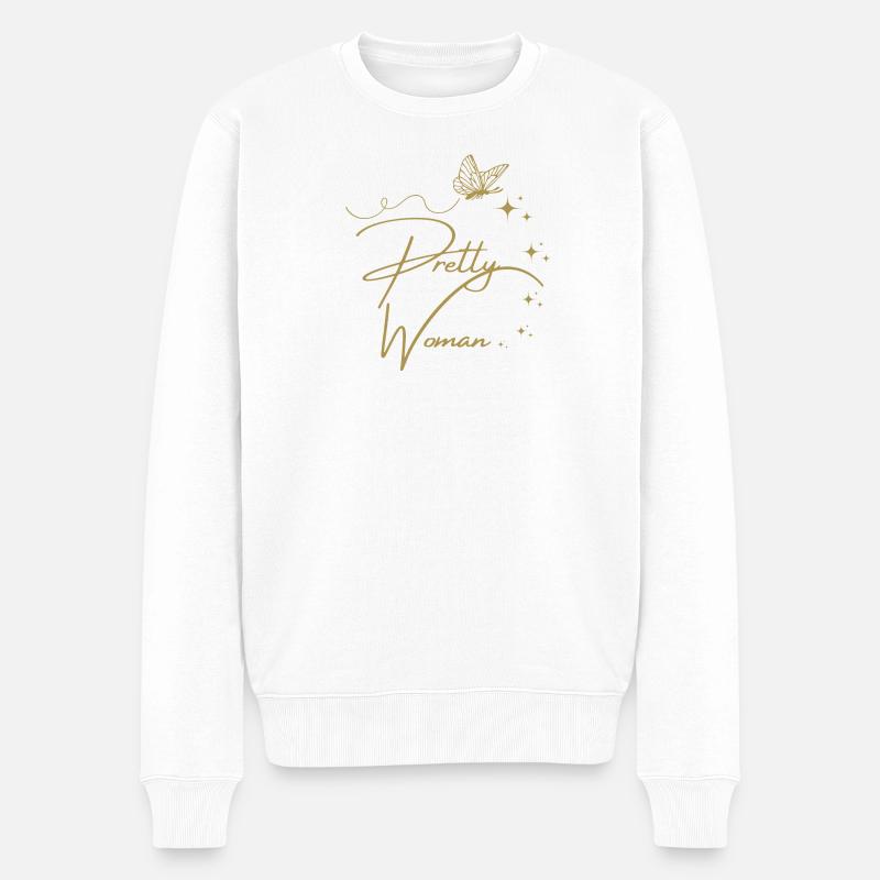 PRETTY WOMAN - Pull Premium bio Homme - blanc