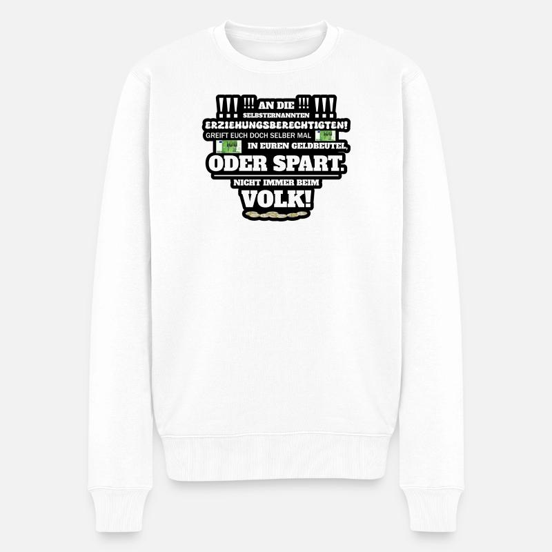 Pas toujours par les gens - Pull Premium bio Homme - blanc