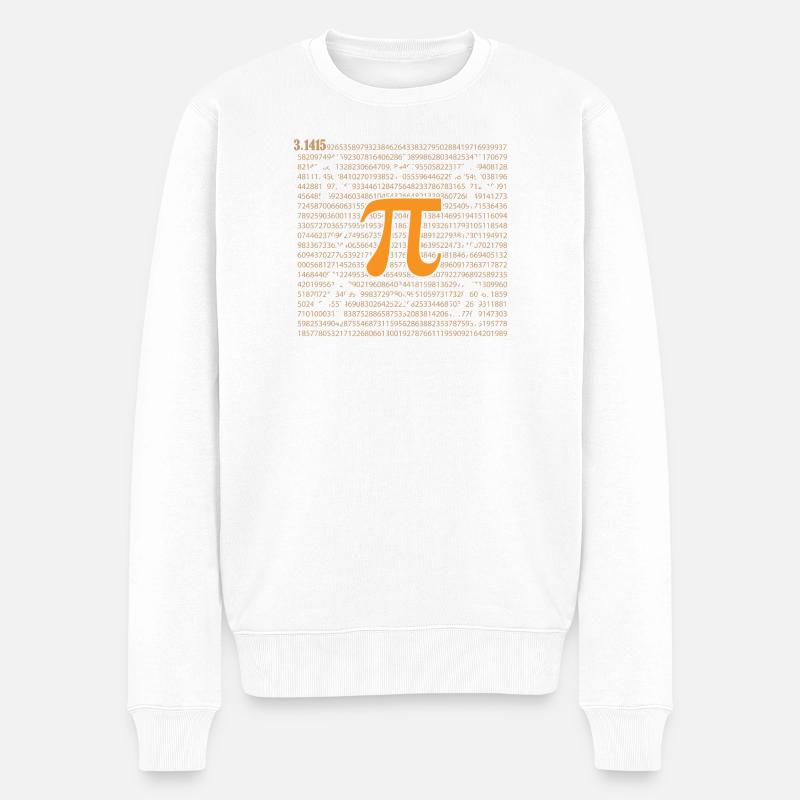 Pi Day - Bonne journée Pi - Pull Premium bio Homme - blanc