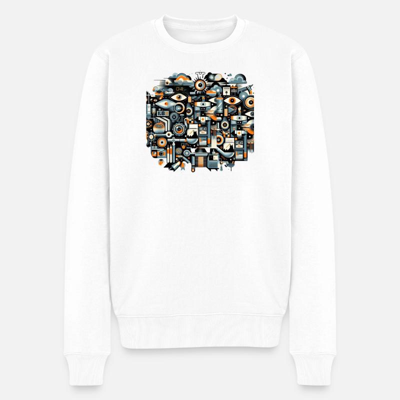 Technologie industrielle - Pull Premium bio Homme - blanc