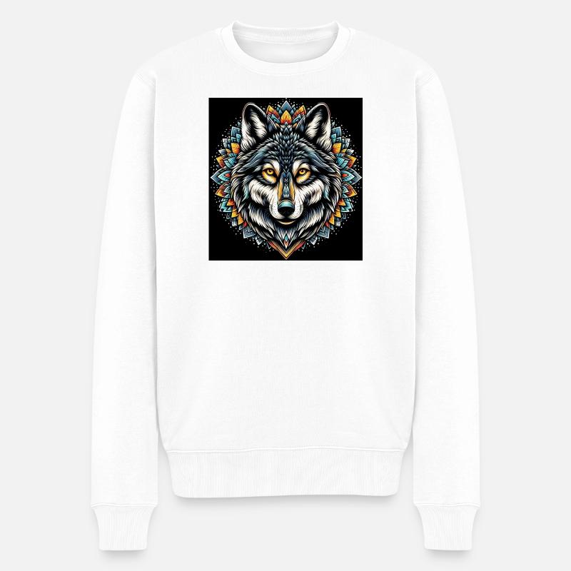 Loup - Pull Premium bio Homme - blanc