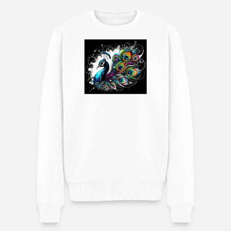 Paon - Pull Premium bio Homme - blanc