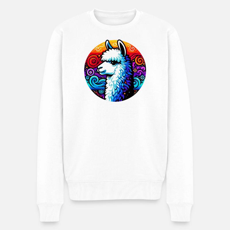 Alpaga - Pull Premium bio Homme - blanc