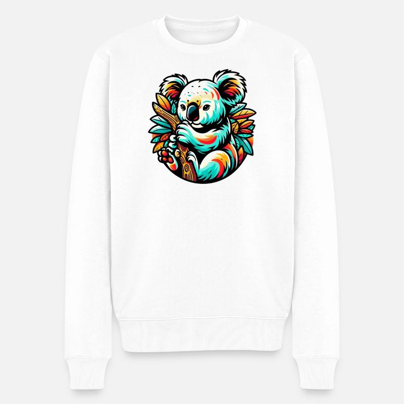 Koala - Pull Premium bio Homme - blanc