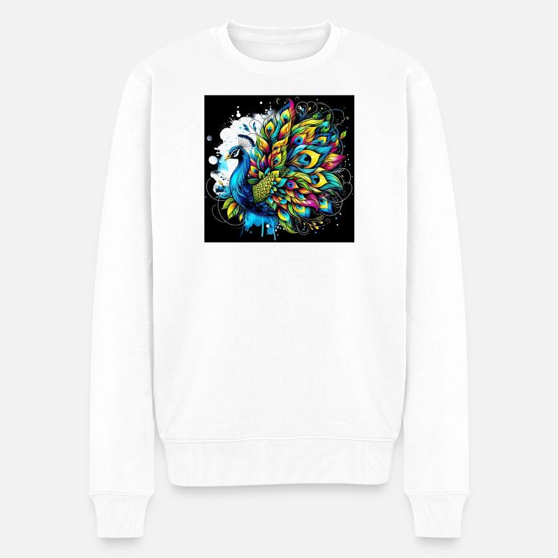 Paon - Pull Premium bio Homme - blanc