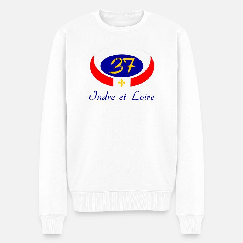 Indre et loire - Pull Premium bio Homme - blanc