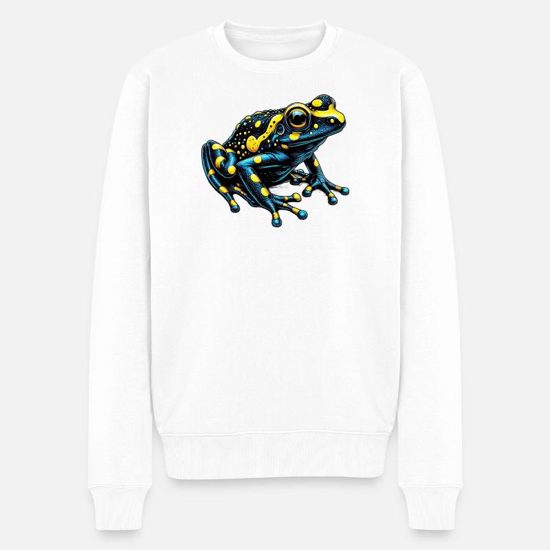Grenouille - Pull Premium bio Homme - blanc