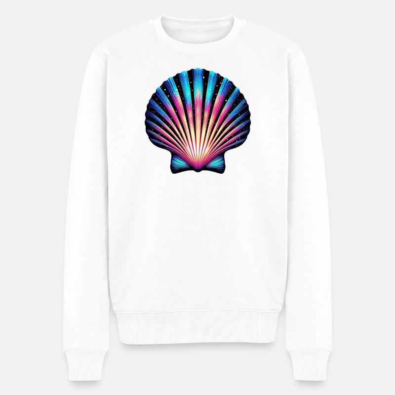Coquille Saint-Jacques - Pull Premium bio Homme - blanc