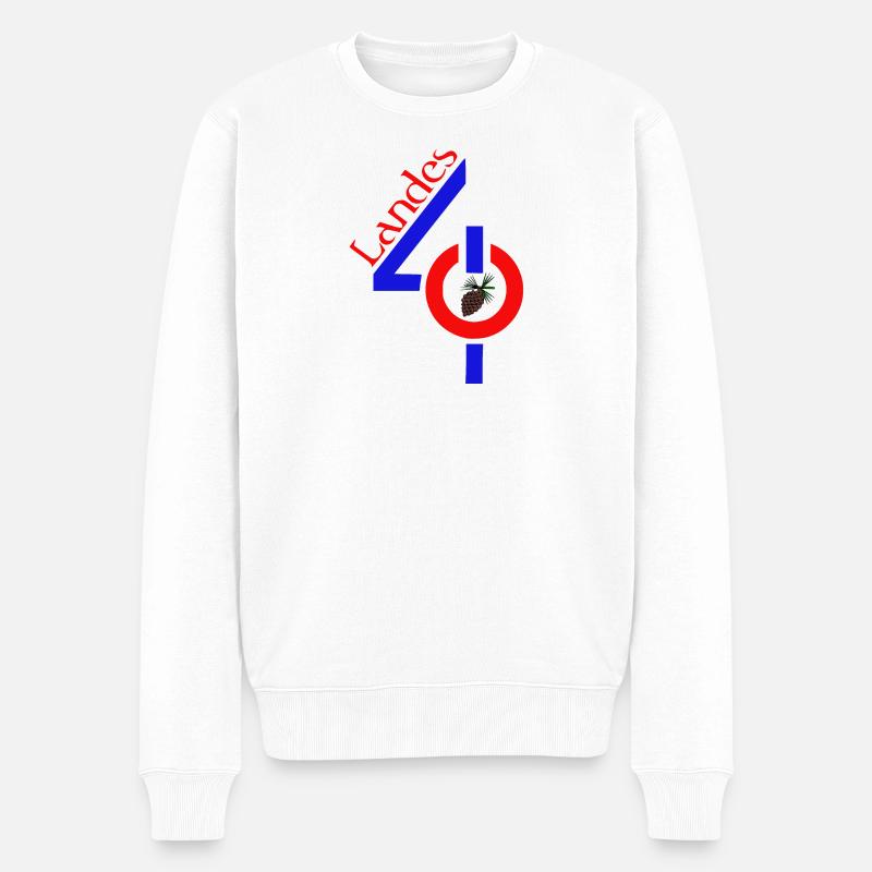 Landes - Pull Premium bio Homme - blanc