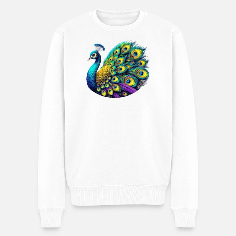 Paon - Pull Premium bio Homme - blanc