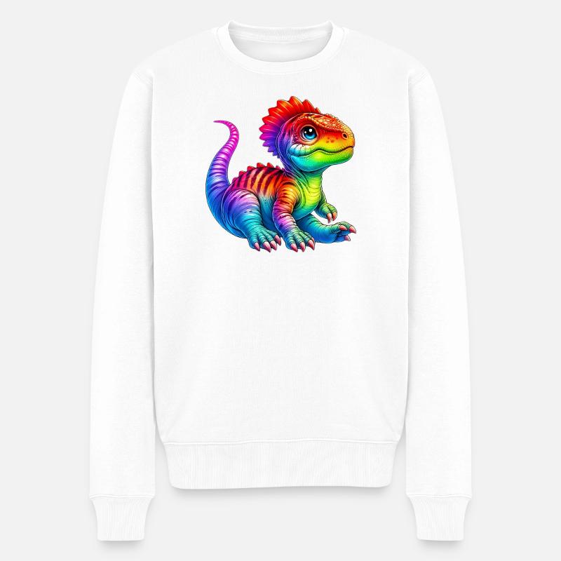 Dinosaure - Pull Premium bio Homme - blanc