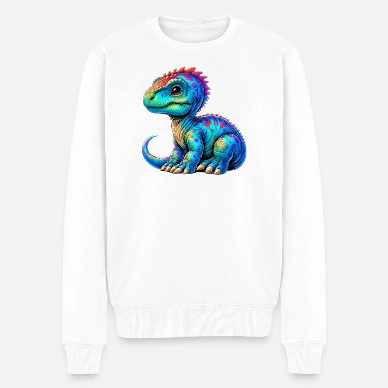 Dinosaure - Pull Premium bio Homme - blanc