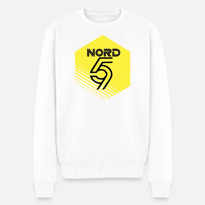 Norden - Männer Premium Bio Pullover - Weiß