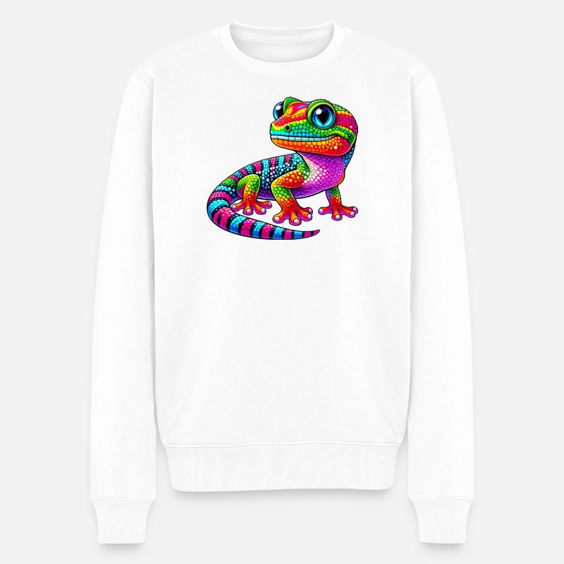 Gecko - Pull Premium bio Homme - blanc