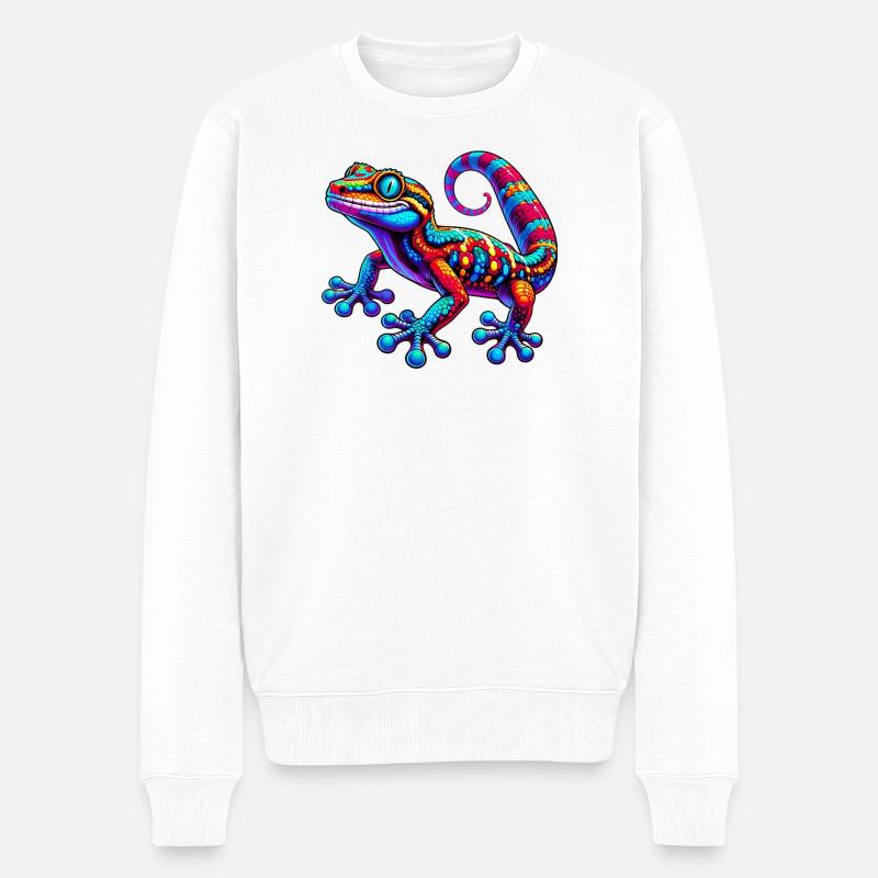 Gecko - Pull Premium bio Homme - blanc