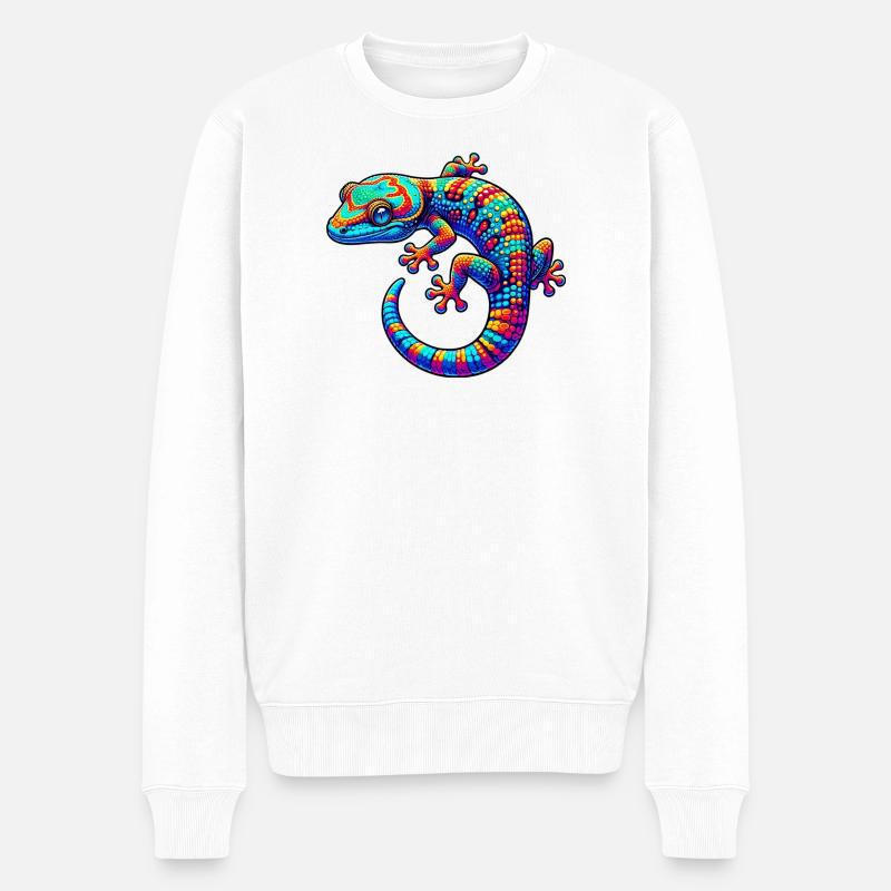 Gecko - Pull Premium bio Homme - blanc