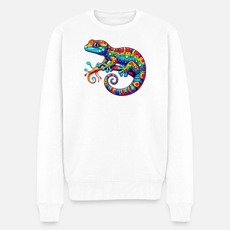 Gecko - Pull Premium bio Homme - blanc