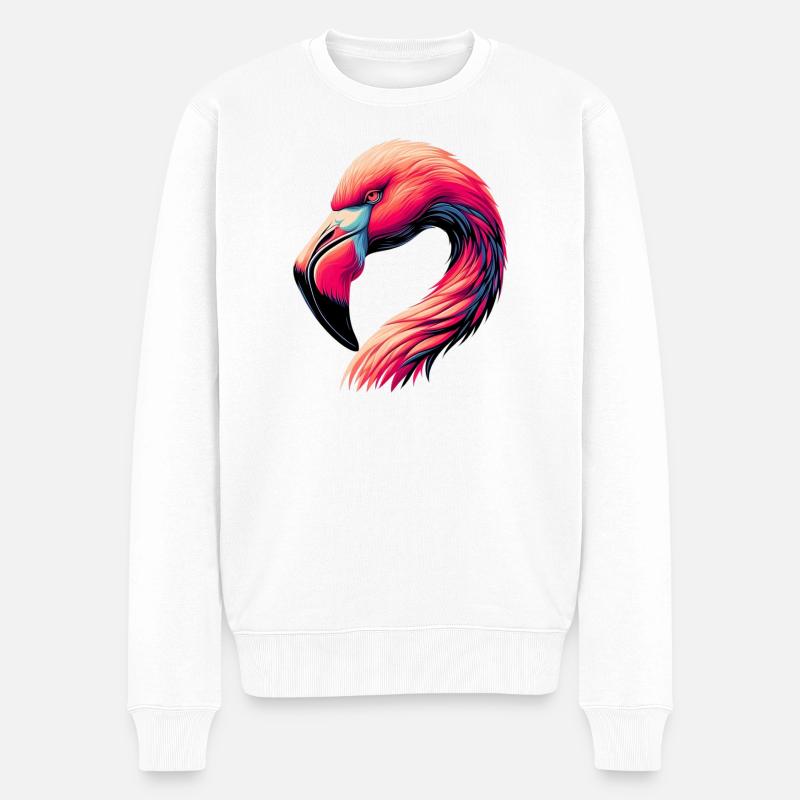 Flamant - Pull Premium bio Homme - blanc