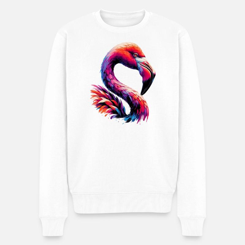 Flamant - Pull Premium bio Homme - blanc